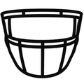 Light LS2 P1 Youth Carbon Steel Facemask Light