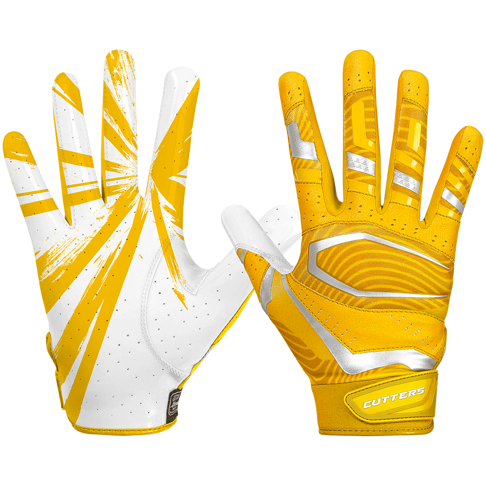 Cutters Men's Rev Pro 3.0 Receiver Gloves Football Gloves Adult