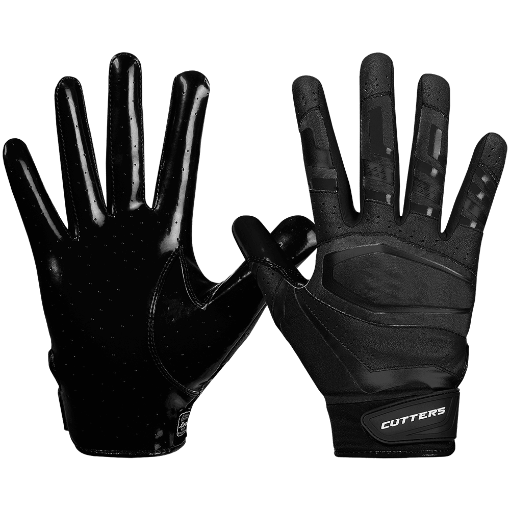 Cutters Rev Pro 3.0 Solid Adult Football Receiver Gloves Football Gloves Adult