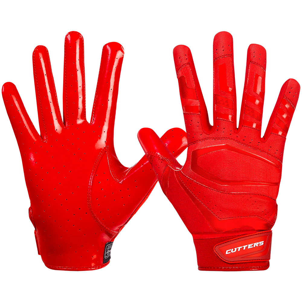 Cutters Rev Pro 3.0 Solid Adult Football Receiver Gloves Football Gloves Adult