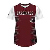 Holloway Freestyle Sublimated Pin-Dot Short Sleeve Softball Jersey Holloway