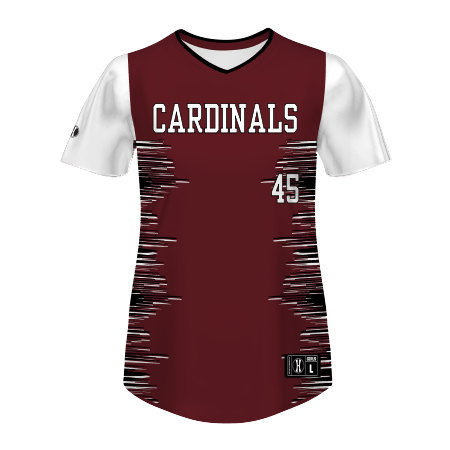 Holloway Freestyle Sublimated Pin-Dot Short Sleeve Softball Jersey Holloway