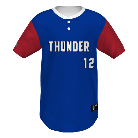 Holloway Freestyle Sublimated Pin-Dot 2-Button Baseball Jersey Holloway