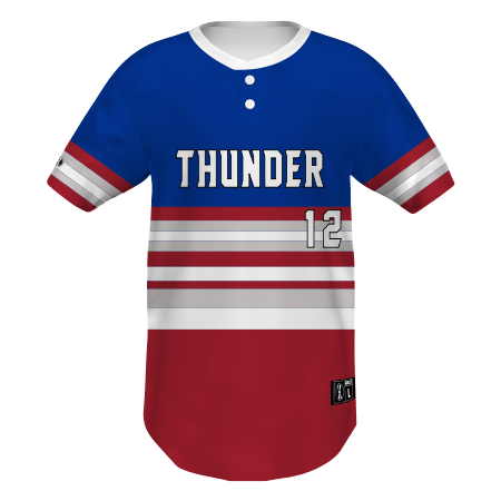 Holloway Freestyle Sublimated Pin-Dot 2-Button Baseball Jersey Holloway