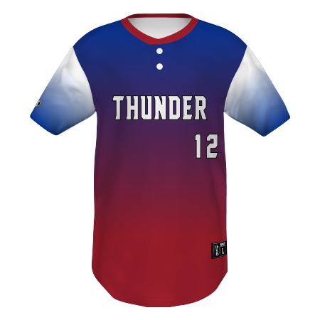 Holloway Freestyle Sublimated Pin-Dot 2-Button Baseball Jersey Holloway