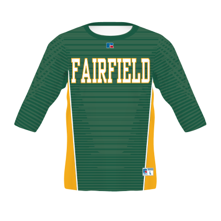 Russell Sublimated 3/4 Sleeve Baseball Trainer Russell Athletic