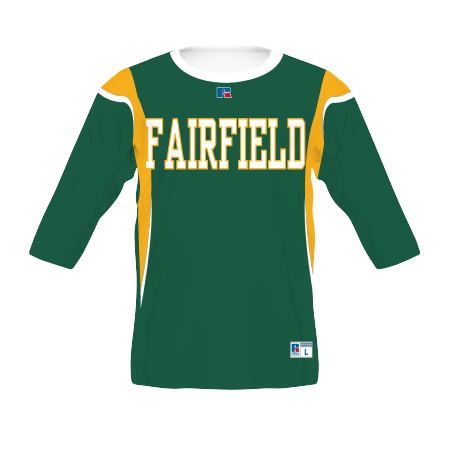 Russell Sublimated 3/4 Sleeve Baseball Trainer Russell Athletic