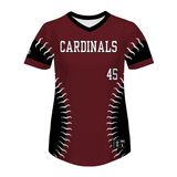 Holloway Freestyle Sublimated Pin-Dot Short Sleeve Softball Jersey Holloway
