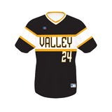 Russell Freestyle Sublimated V-Neck Baseball Jersey Russell Athletic