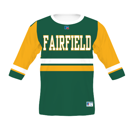 Russell Sublimated 3/4 Sleeve Baseball Trainer Russell Athletic
