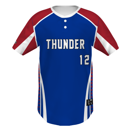 Holloway Freestyle Sublimated Pin-Dot 2-Button Baseball Jersey Holloway