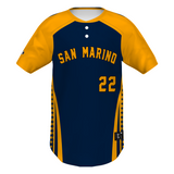 Holloway Freestyle Sublimated Lightweight Two-Button Baseball Jersey Holloway