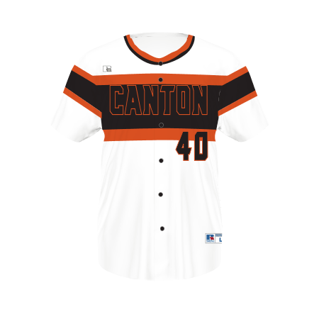 Russell Freestyle Sublimated Faux-Full Button Baseball Jersey Russell Athletic