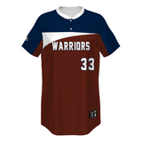 Holloway Ladies Freestyle Sublimated 2-Button Softball Jersey Holloway