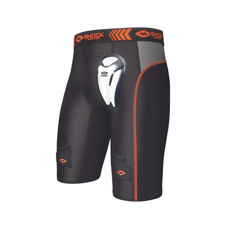Boy's Compression Hockey Short w/ BioFlex Cup Shock Doctor
