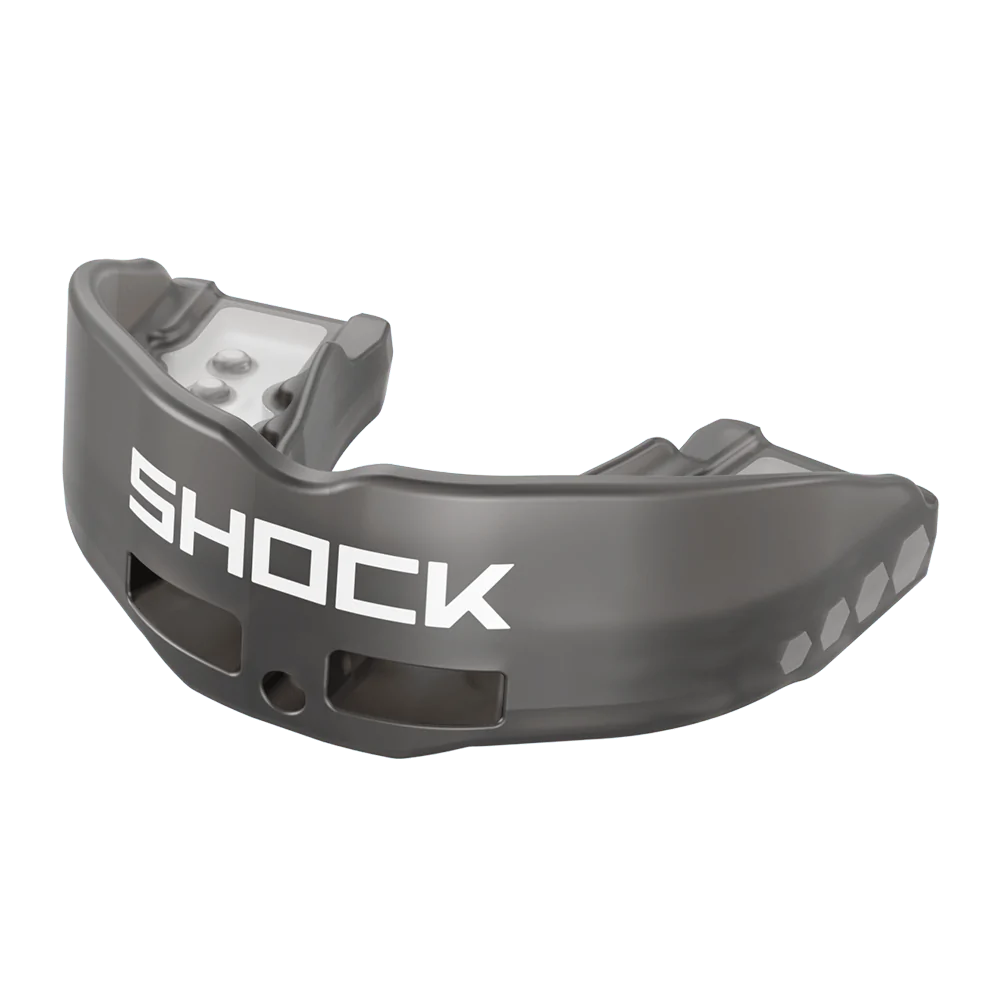 Shock Doctor Insta-Fit White/Red Flag Youth Mouthguard Shock Doctor