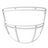 Light LS2 SK1 Adult Carbon Steel Facemask Light