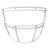 Light LS2 SK1 Youth Carbon Steel Facemask Light