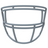 Light LS2 SKP1 Youth Carbon Steel Facemask Light