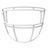 Light LS2 SKP1 Youth Carbon Steel Facemask Light