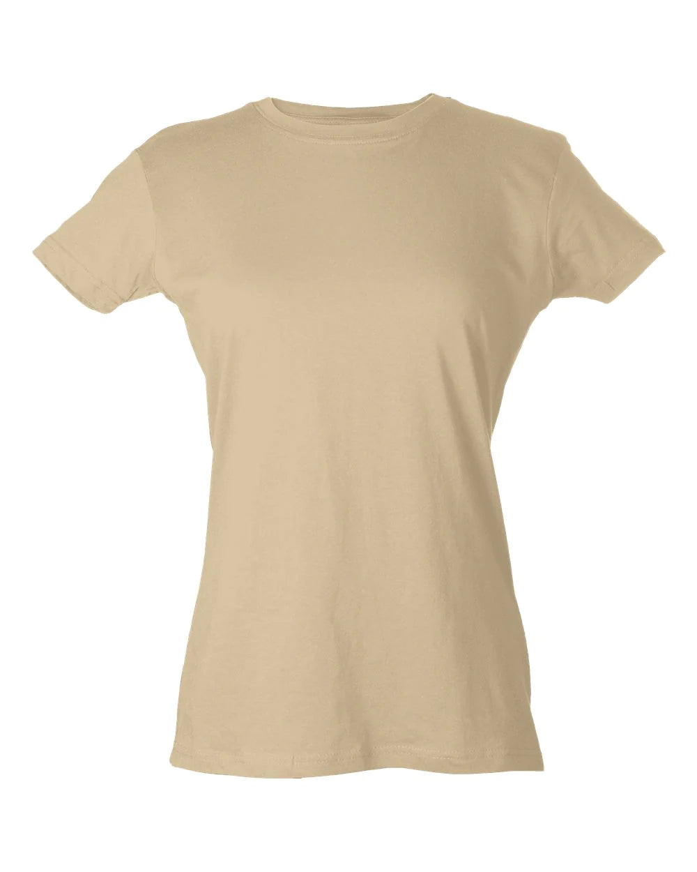 Tultex Women's Slim Fit Fine Jersey T-Shirt 2 of 3 Womens Apparel Shirts & Tops