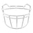 Schutt Vengeance V-ROPO-DW-TRAD Titanium Facemask - League Outfitters