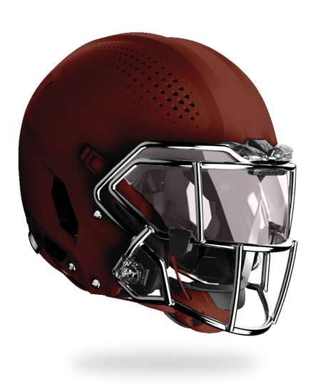 Vicis Adult Zero2 Elite Football Helmet with Titanium Facemask & Oakley Eye Shield Vicis