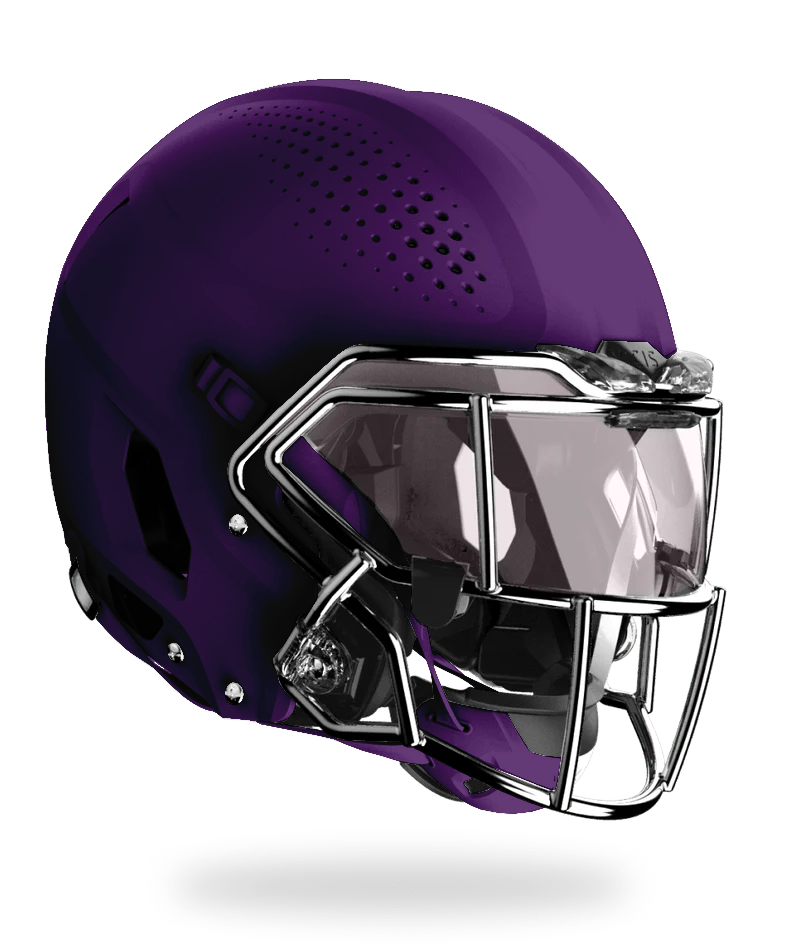Vicis Adult Zero2 Elite Football Helmet with Titanium Facemask & Oakley Eye Shield Vicis