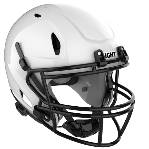 Light LS2 Composite Shell Youth Football Helmet Light