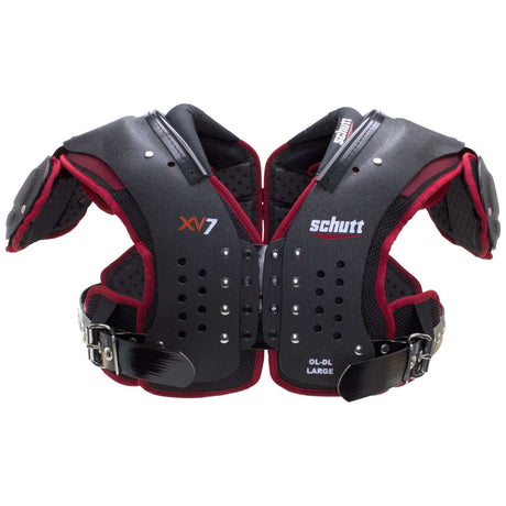 Schutt XV7 OL/DL Adult Football Shoulder Pads - League Outfitters
