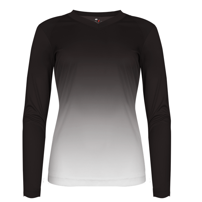 Alleson Women's Ombre Long Sleeve Volleyball Jersey Alleson
