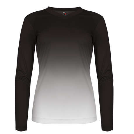 Alleson Women's Ombre Long Sleeve Volleyball Jersey Alleson