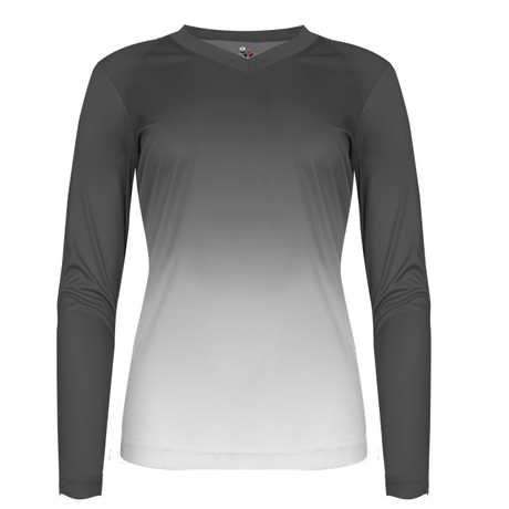 Alleson Women's Ombre Long Sleeve Volleyball Jersey Alleson