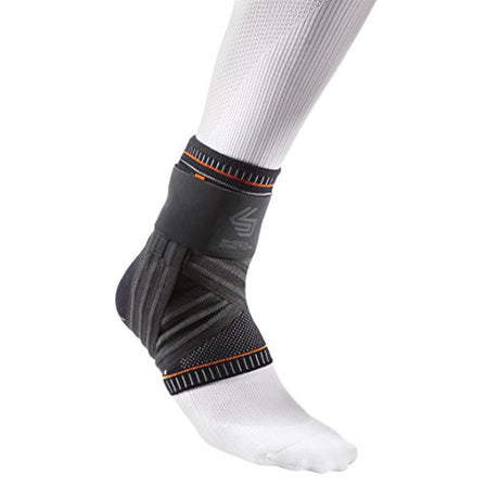 Shock Doctor Ultra Knit Ankle Brace w/Figure 6 Strap & Stays Blk S Shock Doctor