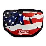Battle Adult American Flag 2.0 Chrome Football Back Plate Battle