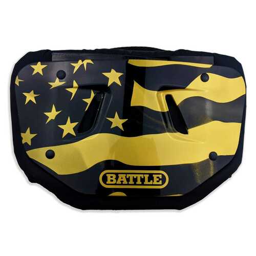 Battle Adult American Flag 2.0 Chrome Football Back Plate Battle