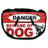 Battle Adult "Beware of Dog" Chrome Football Back Plate Battle