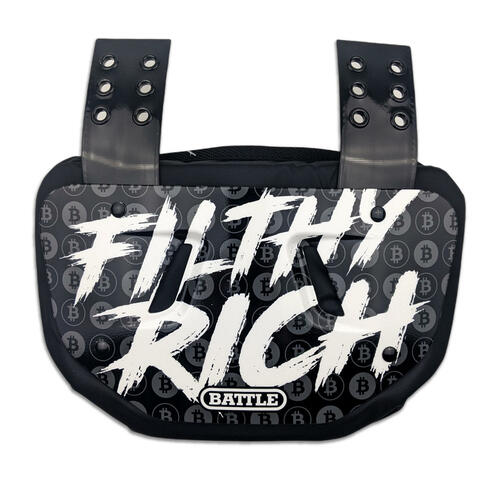 Battle Youth "Filthy Rich" Chrome Football Back Plate Battle