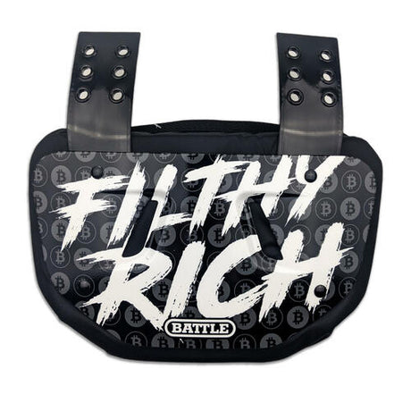 Battle Youth "Filthy Rich" Chrome Football Back Plate Battle
