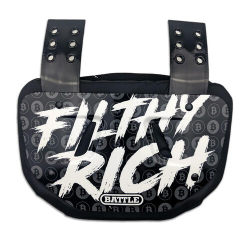 Battle Youth "Filthy Rich" Chrome Football Back Plate