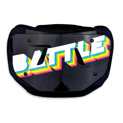 Battle Adult "Retro Arcade" Chrome Football Back Plate