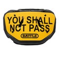 Battle Adult "Shall Not Pass" Chrome Football Back Plate Battle