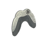 Battle Ultra-Slim Silver Chrome Football Mouthguard Battle
