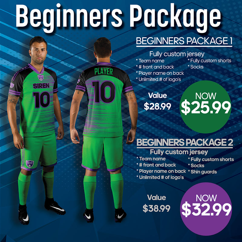 Beginners Soccer Uniform Package