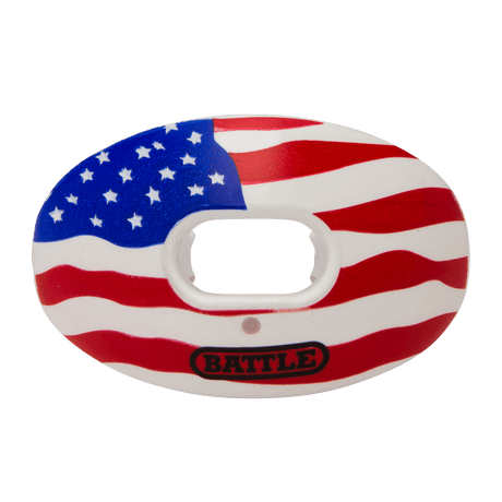 Battle Oxygen American Flag Football Mouthguard - League Outfitters