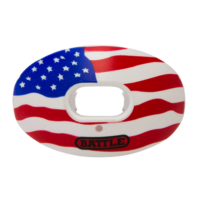Battle Oxygen American Flag Football Mouthguard - League Outfitters
