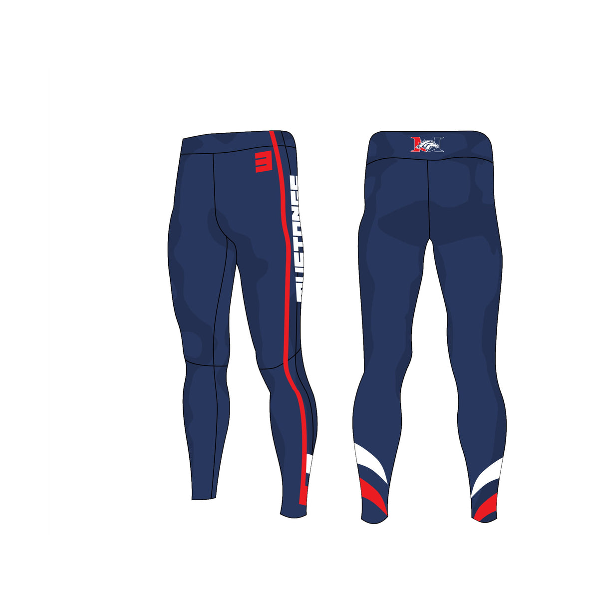 Custom Compression Leggings League Outfitters