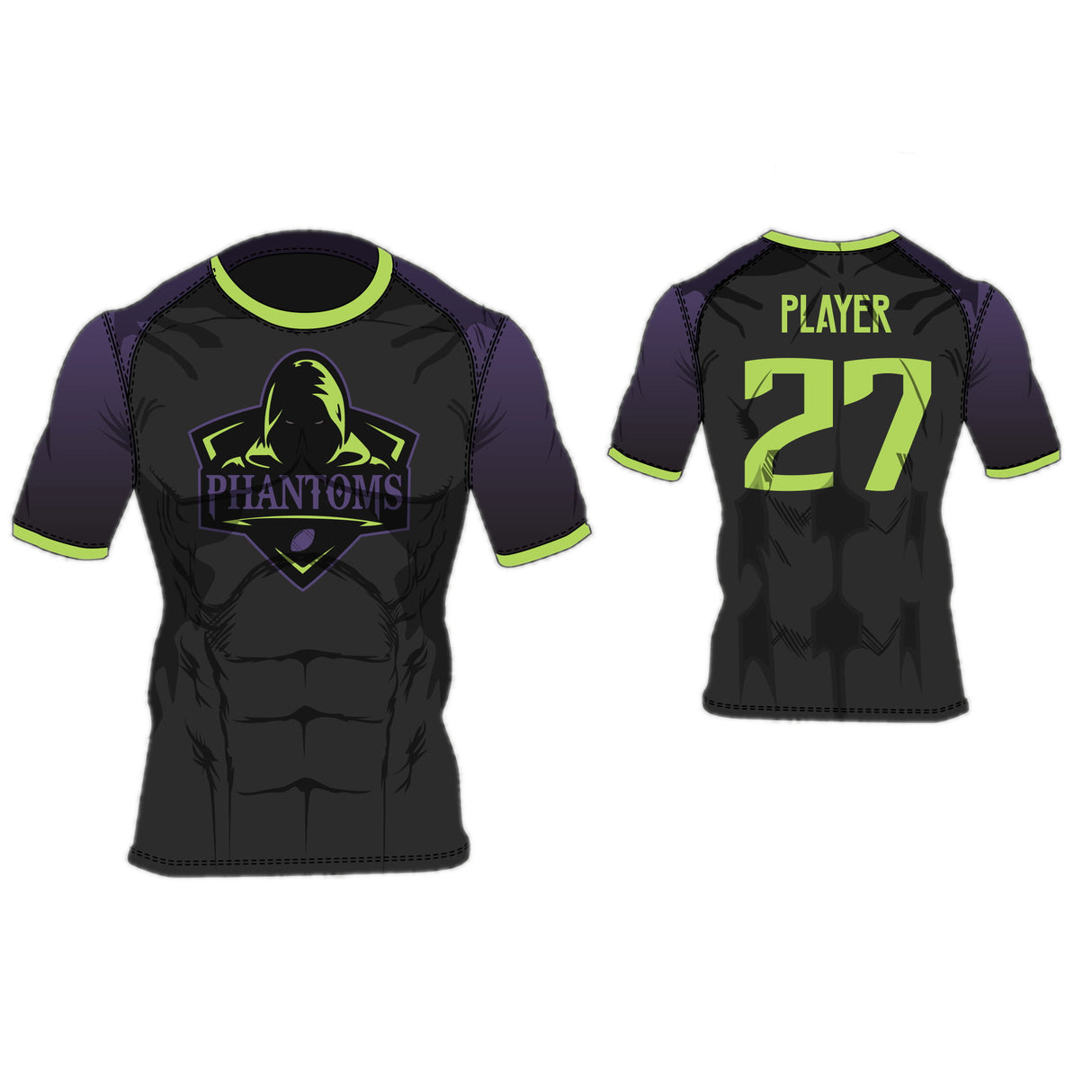 Custom Short Sleeve Compression Shirts League Outfitters