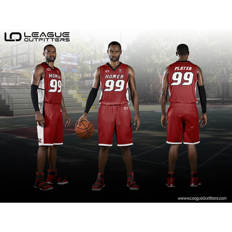 Eurostep Home & Away Extra Value Basketball Premium Uniform Package League Outfitters