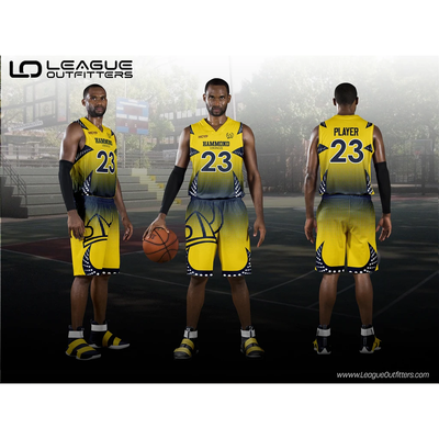 "Alley-oop" Reversible Basketball Premium Uniform Package
